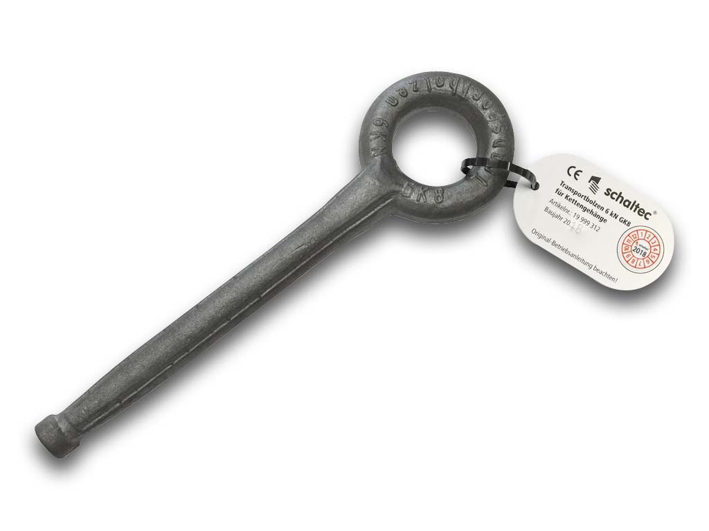 Transportbolzen 6 kN GK8 für Kettengehänge